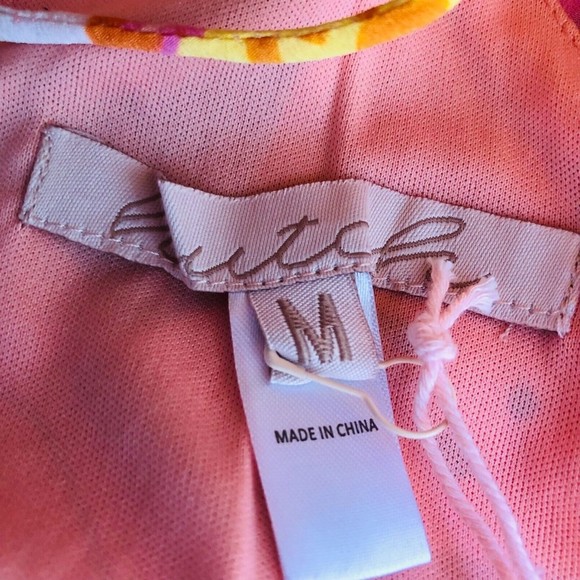 Anthropologie Hutch Glenne Tropical Wrap Dress Medium - Picture 8 of 10